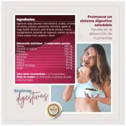 Naturbite enzimas digestivas 250comp | Farmacia Barata