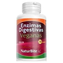 Naturbite enzimas digestivas veganas 250comp
