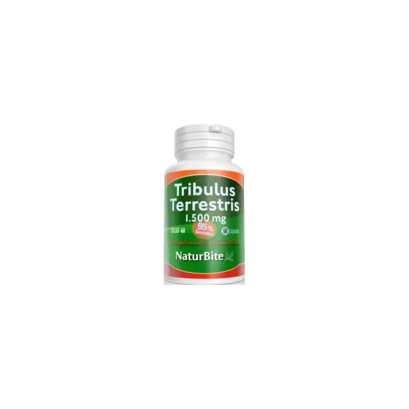 Naturbite tribulus terrestris 1500mg 60caps | Farmacia Barata