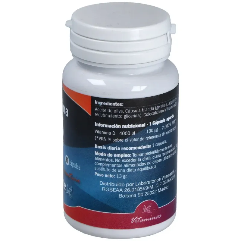 Naturbite vitamina d3 4000 ui 60caps | Farmacia Barata Naturbite vitamina d3 4000 ui 60caps | Farmacia Barata