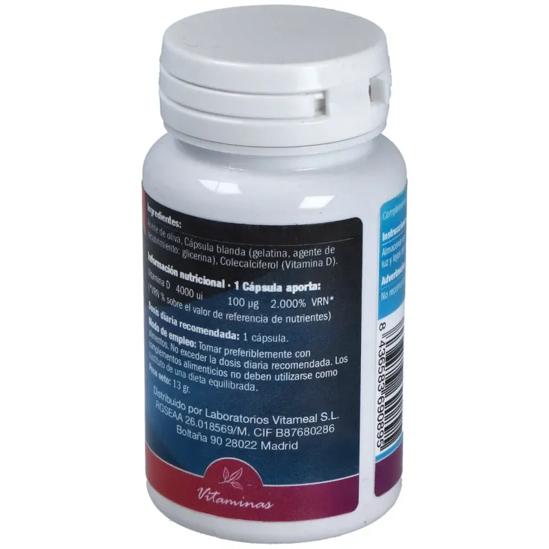 Naturbite vitamina d3 4000 ui 60caps | Farmacia Barata Naturbite vitamina d3 4000 ui 60caps | Farmacia Barata