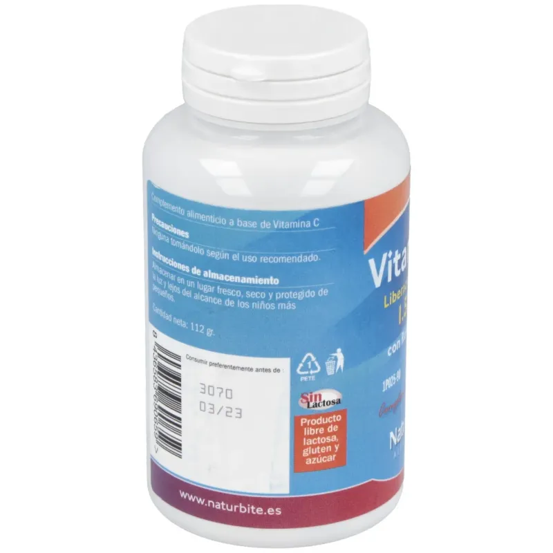 Vitamina c 1500mg. con rosa mosqueta lib.s 90comp. | Farmacia Barata