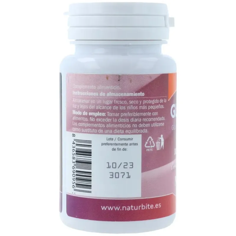 Naturbite glucosamina condroitin msm vit c 60comp | Farmacia Barata