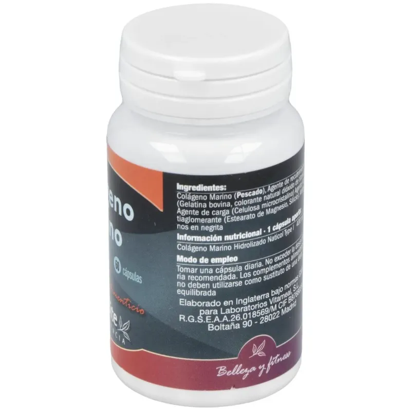 Naturbite colageno marino 400mg 60caps | Farmacia Barata