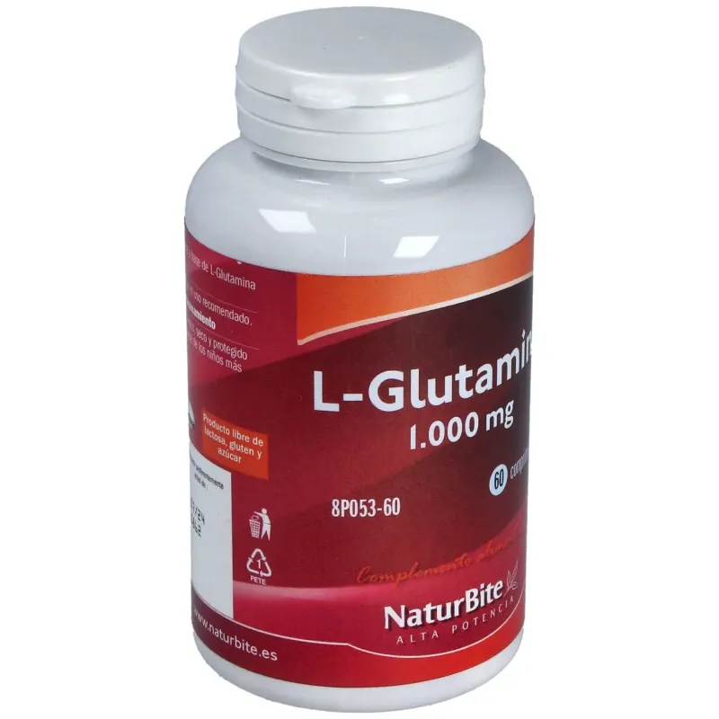 Naturbite l.glutamina 1000mg 60caps | Farmacia Barata Naturbite l.glutamina 1000mg 60caps | Farmacia Barata