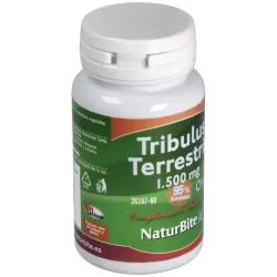 Naturbite tribulus terrestris 1500mg 60caps | Farmacia Barata