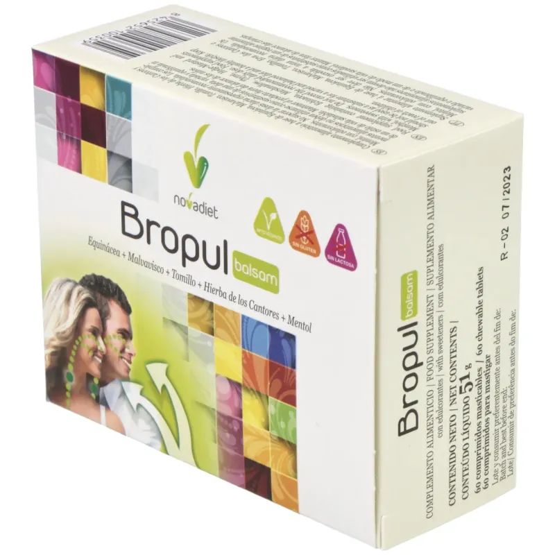 Novadiet bropul balsamicos 60 comprimidos masticables | Farmacia Barata Novadiet bropul balsamicos 60 comprimidos masticables | Farmacia Barata