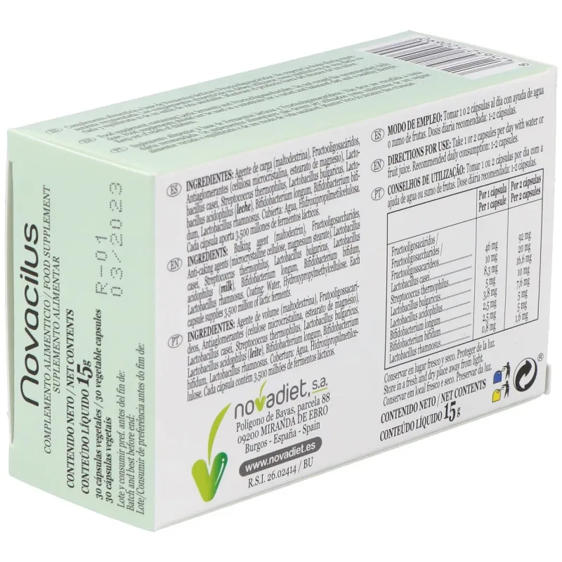 Novadiet novacilus 30 cap | Farmacia Barata Novadiet novacilus 30 cap | Farmacia Barata
