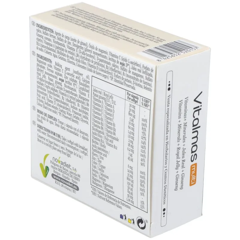 Novadiet vitalmas multi 30 cap | Farmacia Barata Novadiet vitalmas multi 30 cap | Farmacia Barata
