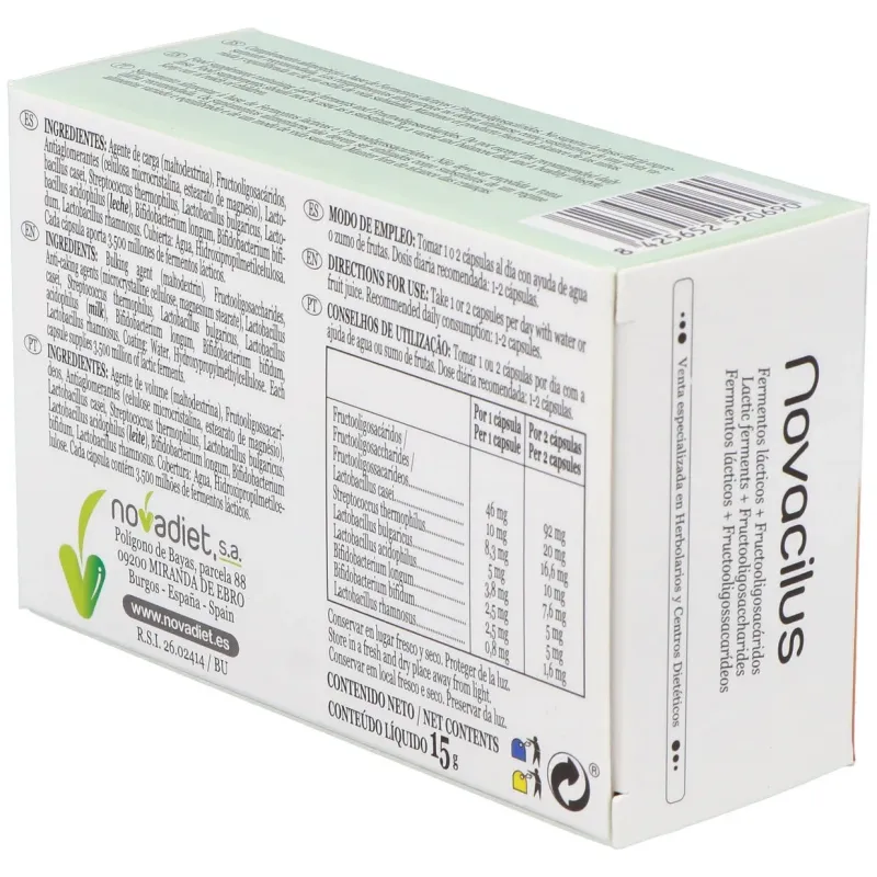 Novadiet novacilus 30 cap | Farmacia Barata Novadiet novacilus 30 cap | Farmacia Barata