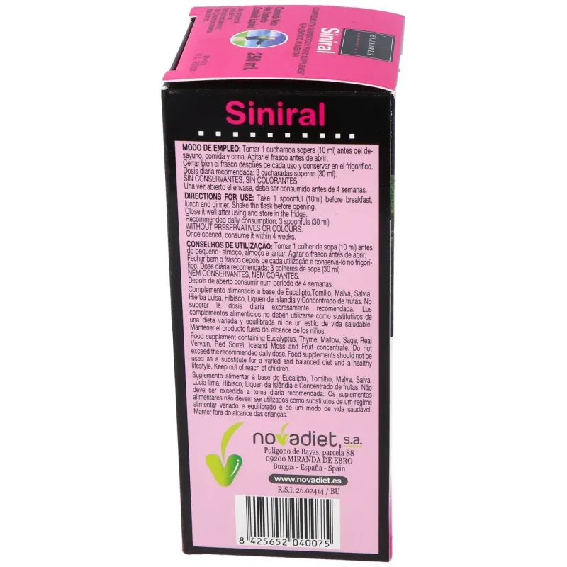 Novadiet siniral elixir 250ml | Farmacia Barata