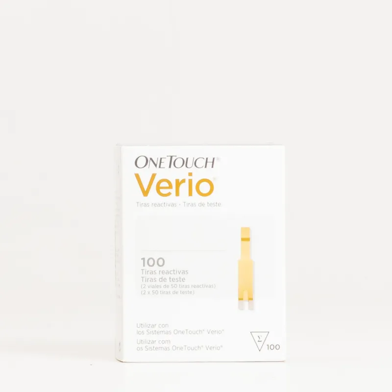 OneTouch Verio Tiras Reactivas Glucemia, 100U.