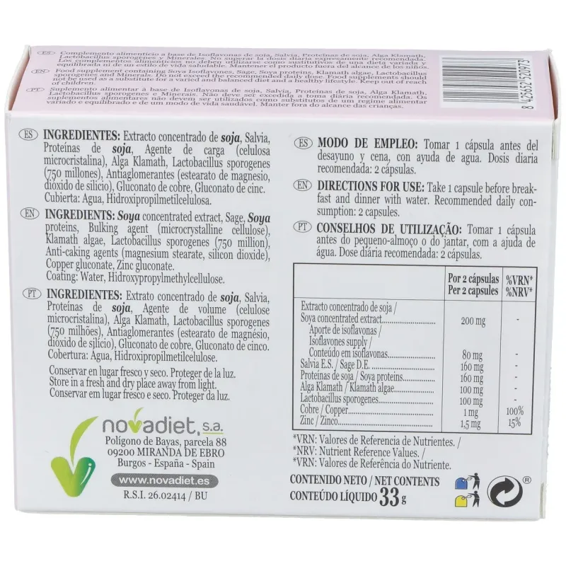 Novadiet climater reforzado 60 caps | Farmacia Barata