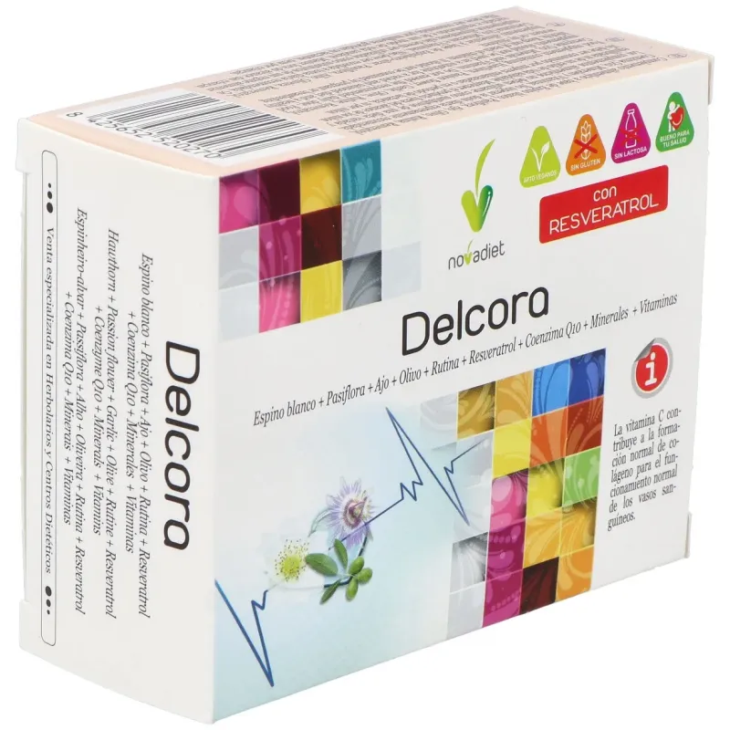 Novadiet delcora 60 cápsulas | Farmacia Barata