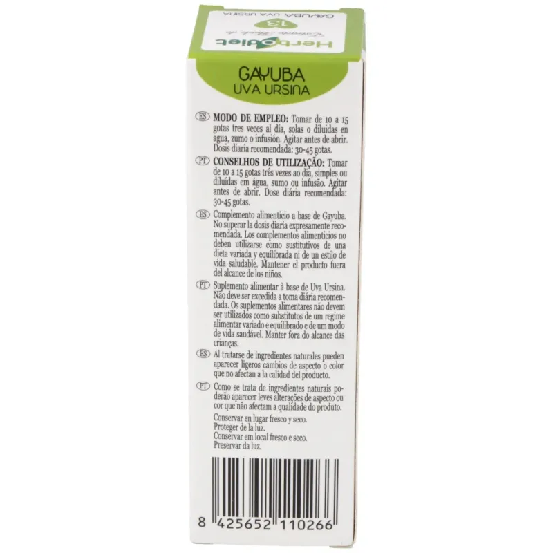Herbodiet ext.fluido gayuba 50ml. | Farmacia Barata