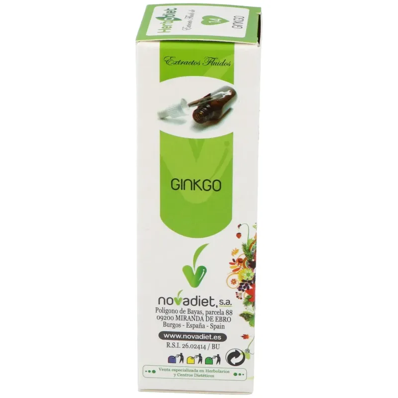 Herbodiet ext.fluido ginkgo biloba 50ml. | Farmacia Barata