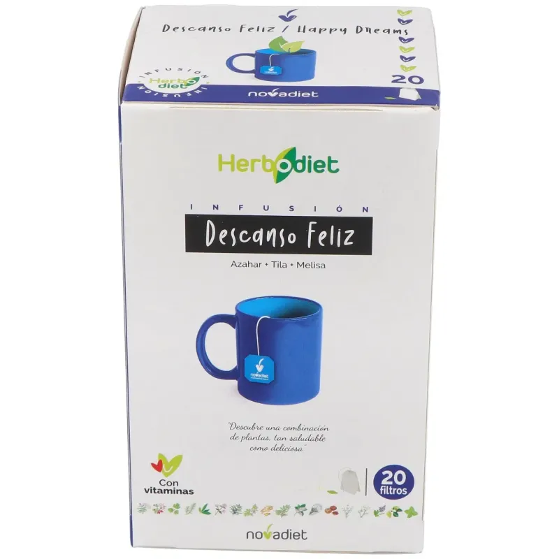 Novadiet herbodiet descanso feliz 20filtros | Farmacia Barata Novadiet herbodiet descanso feliz 20filtros | Farmacia Barata