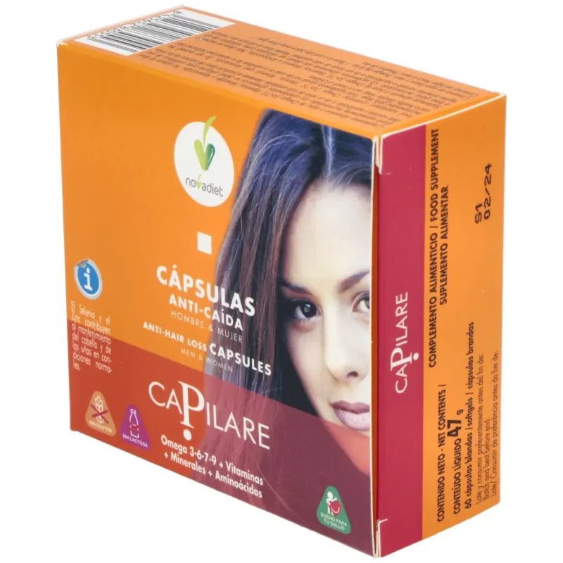 Capilare anticaida del cabello 60cap. | Farmacia Barata