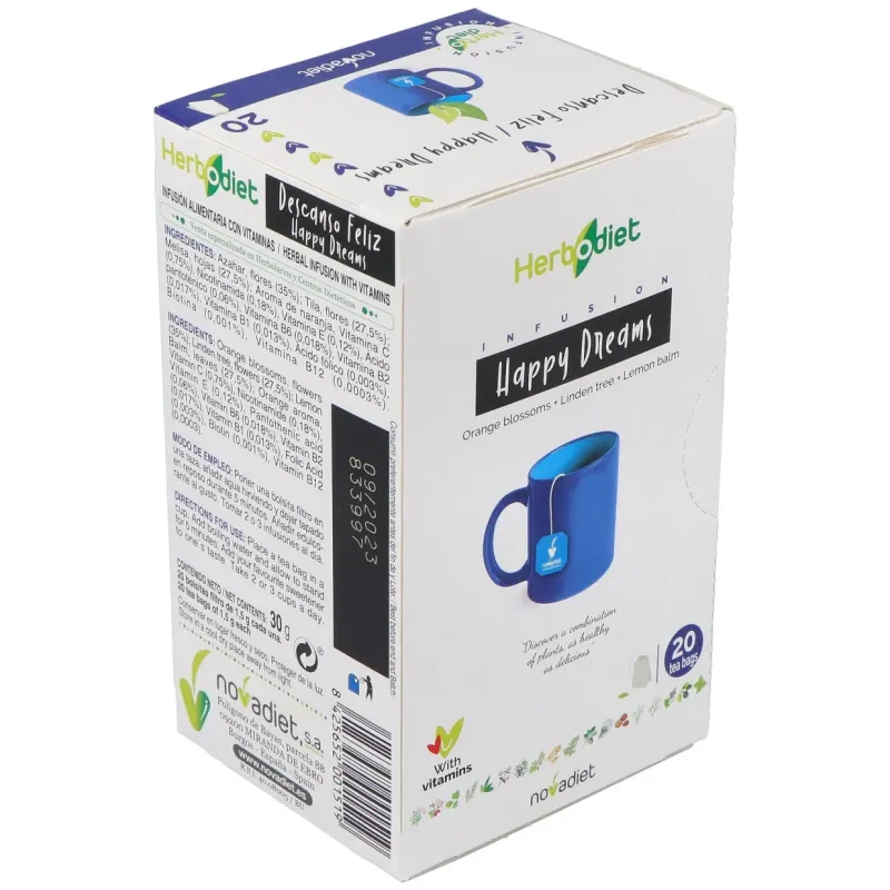 Novadiet herbodiet descanso feliz 20filtros | Farmacia Barata Novadiet herbodiet descanso feliz 20filtros | Farmacia Barata