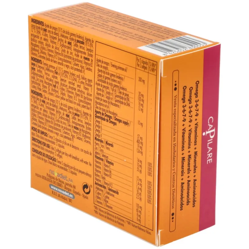 Capilare anticaida del cabello 60cap. | Farmacia Barata