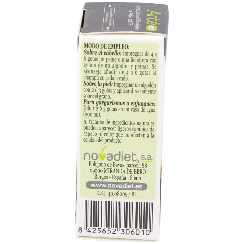 Arte eco aceite esencial arbol del te 15ml. | Farmacia Barata