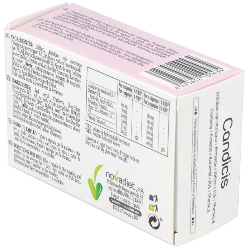 Novadiet candicis 30 caps | Farmacia Barata