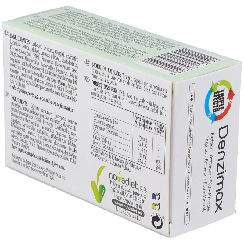 Novadiet denzimax 30 cápsulas | Farmacia Barata