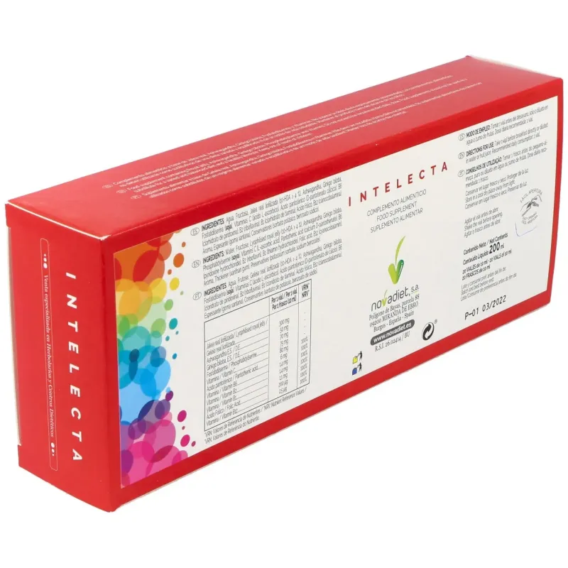 Novadiet intelecta 20 viales | Farmacia Barata