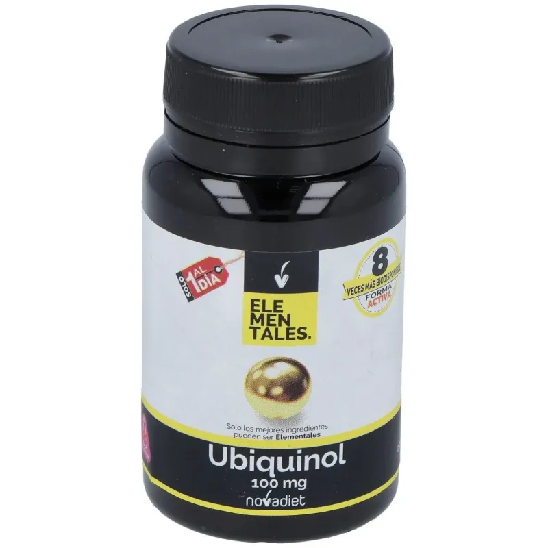 Novadiet ubiquinol 100 mg 30 cápsulas vegetales | Farmacia Barata