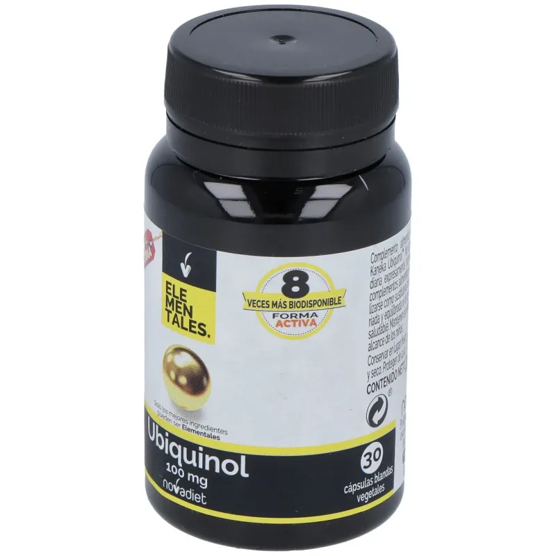 Novadiet ubiquinol 100 mg 30 cápsulas vegetales | Farmacia Barata