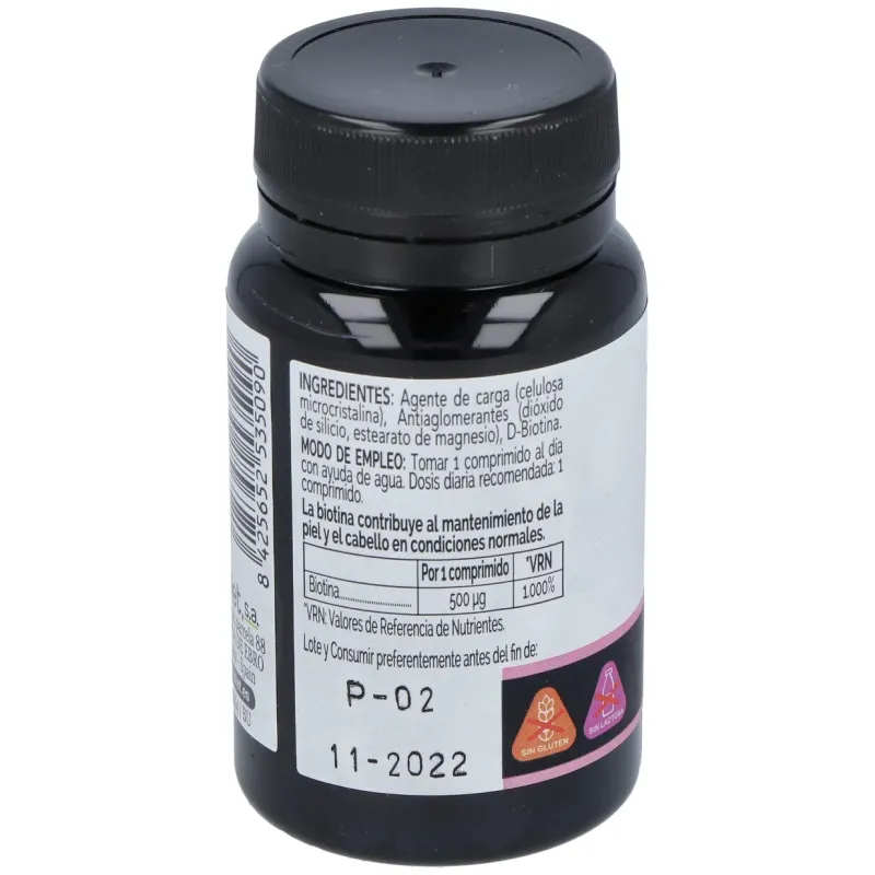Novadiet biotina 500 mcg 120 comprimidos | Farmacia Barata