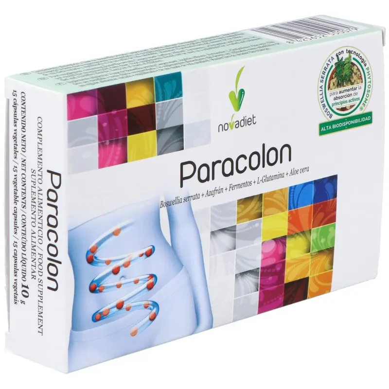 Novadiet paracolon cápsulas 15 cápsulas | Farmacia Barata