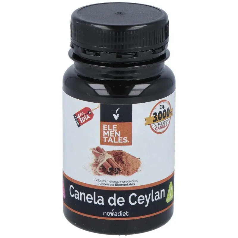 Novadiet canela de ceylan 30 cápsulas vegetales | Farmacia Barata