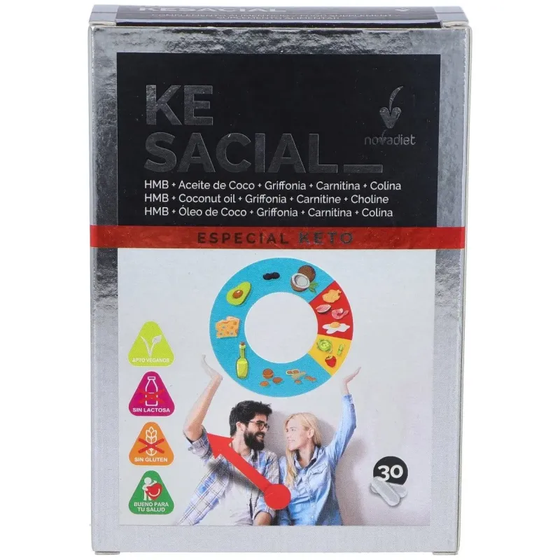 Kesacial - novadiet - 30 cápsulas | Farmacia Barata Kesacial - novadiet - 30 cápsulas | Farmacia Barata