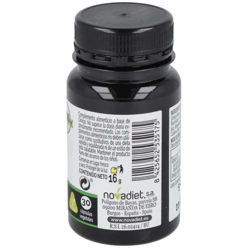 Novadiet ginkgo 30 cápsulas vegetales | Farmacia Barata Novadiet ginkgo 30 cápsulas vegetales | Farmacia Barata