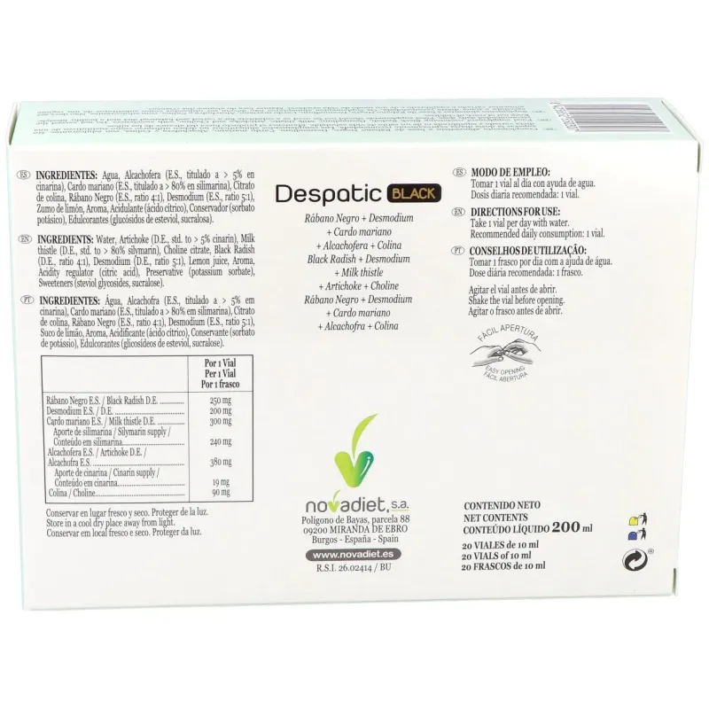 Despatic black 20viales | Farmacia Barata