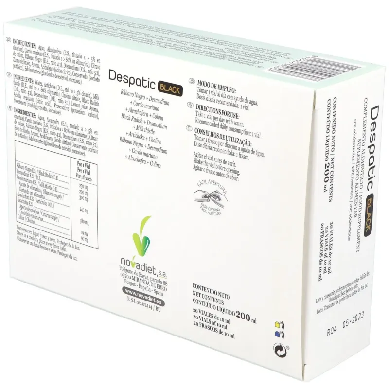 Despatic black 20viales | Farmacia Barata