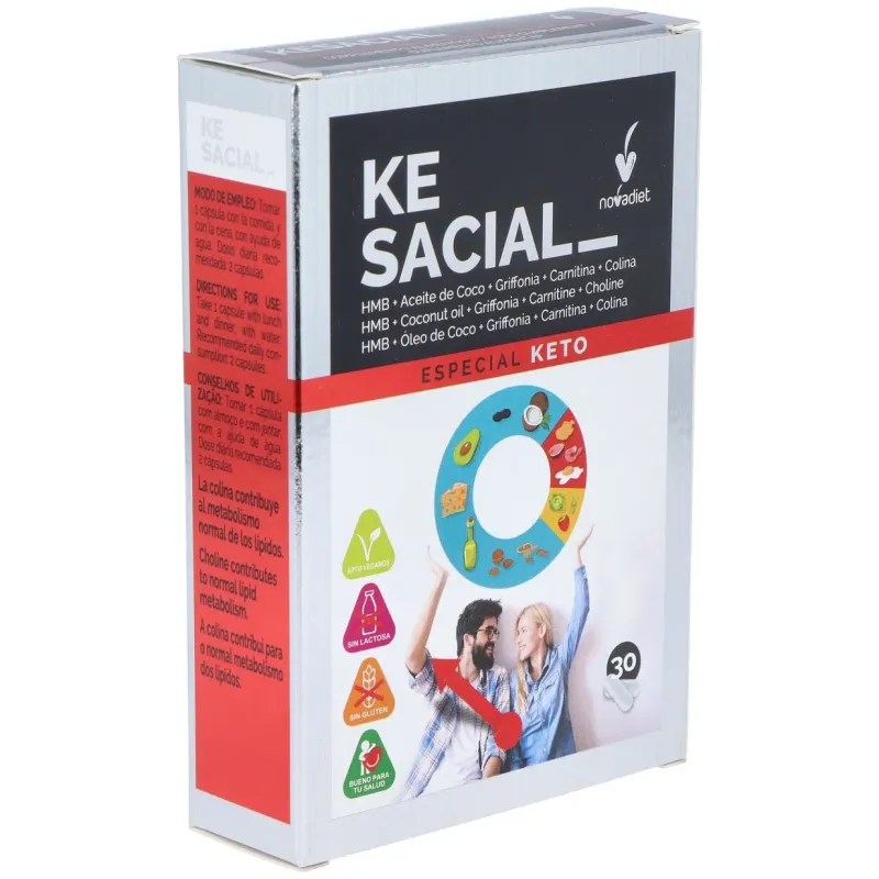 Kesacial - novadiet - 30 cápsulas | Farmacia Barata Kesacial - novadiet - 30 cápsulas | Farmacia Barata