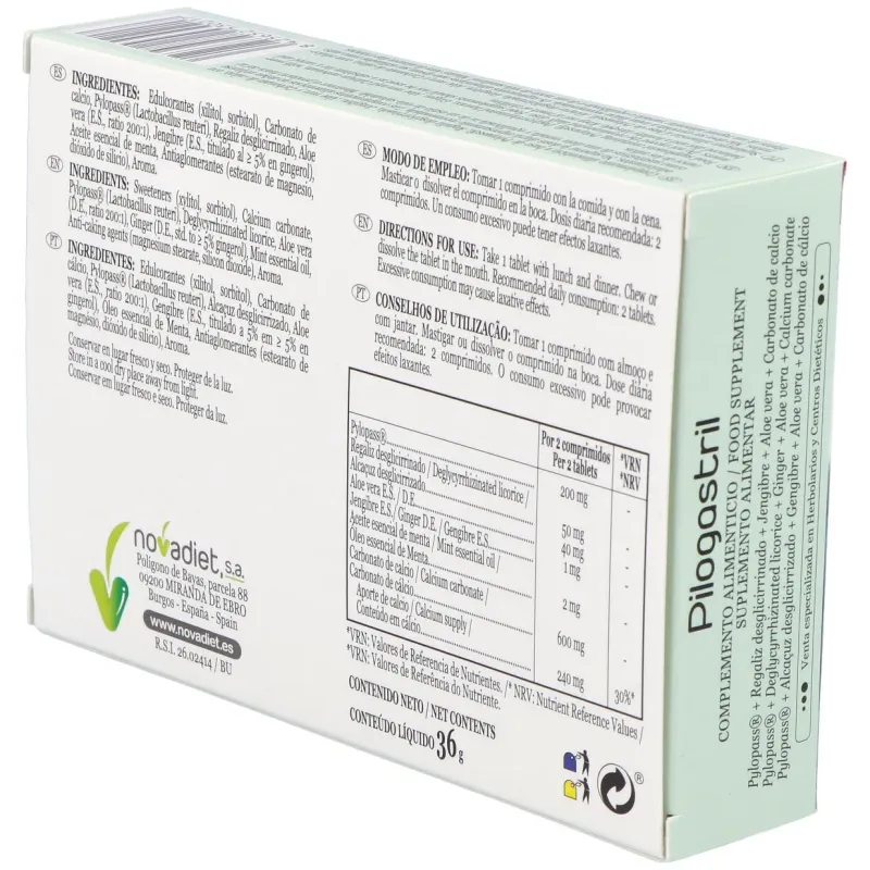 Nova diet pilogastril s/g vega s/la 30caps | Farmacia Barata