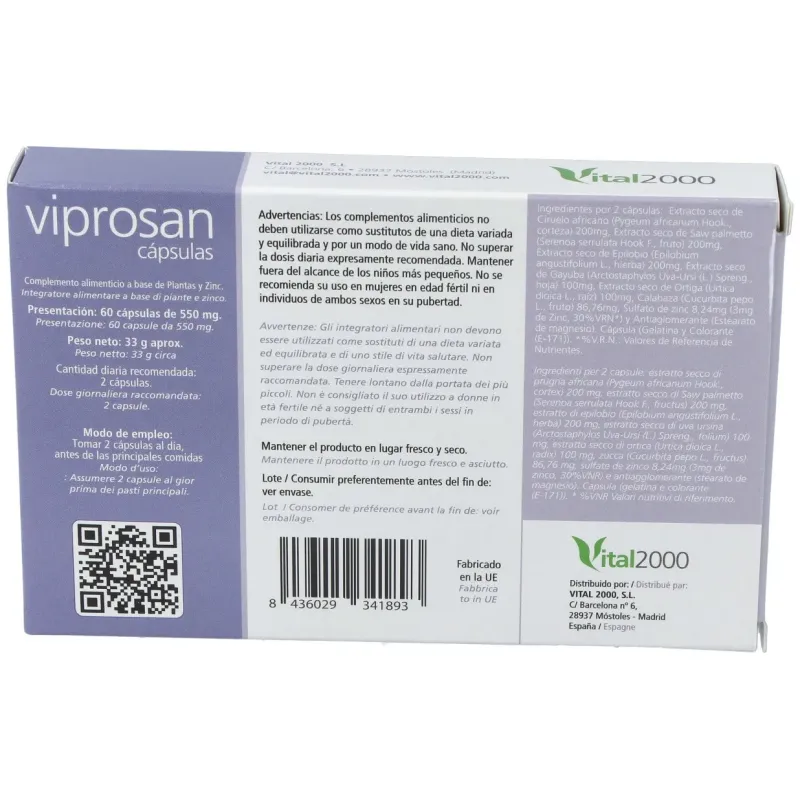 Vital 2000 viprosan 60caps | Farmacia Barata Vital 2000 viprosan 60caps | Farmacia Barata