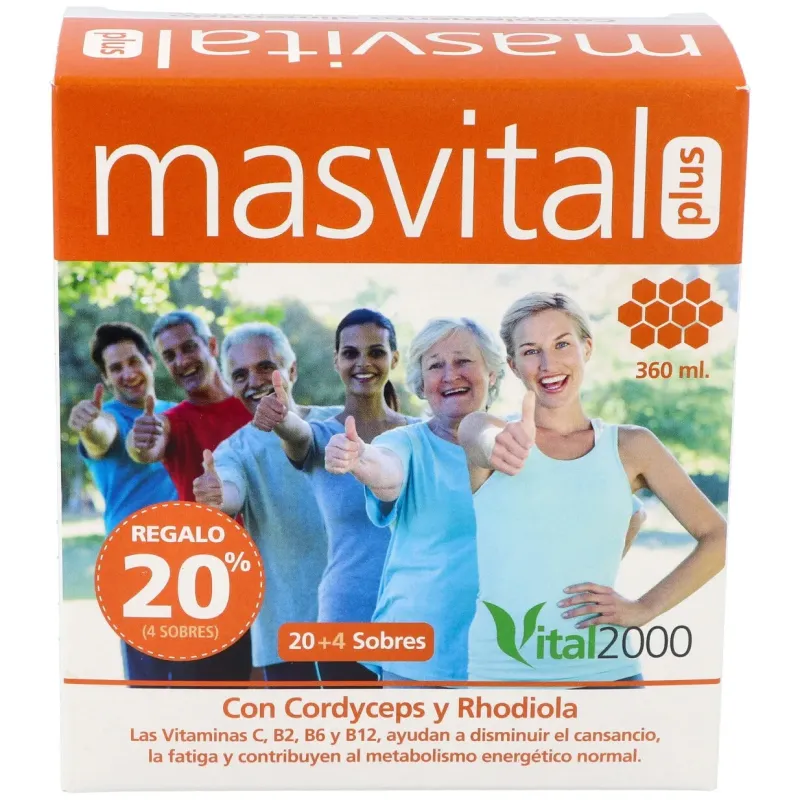 Vital 2000 masvital plus 20 sobres | Farmacia Barata