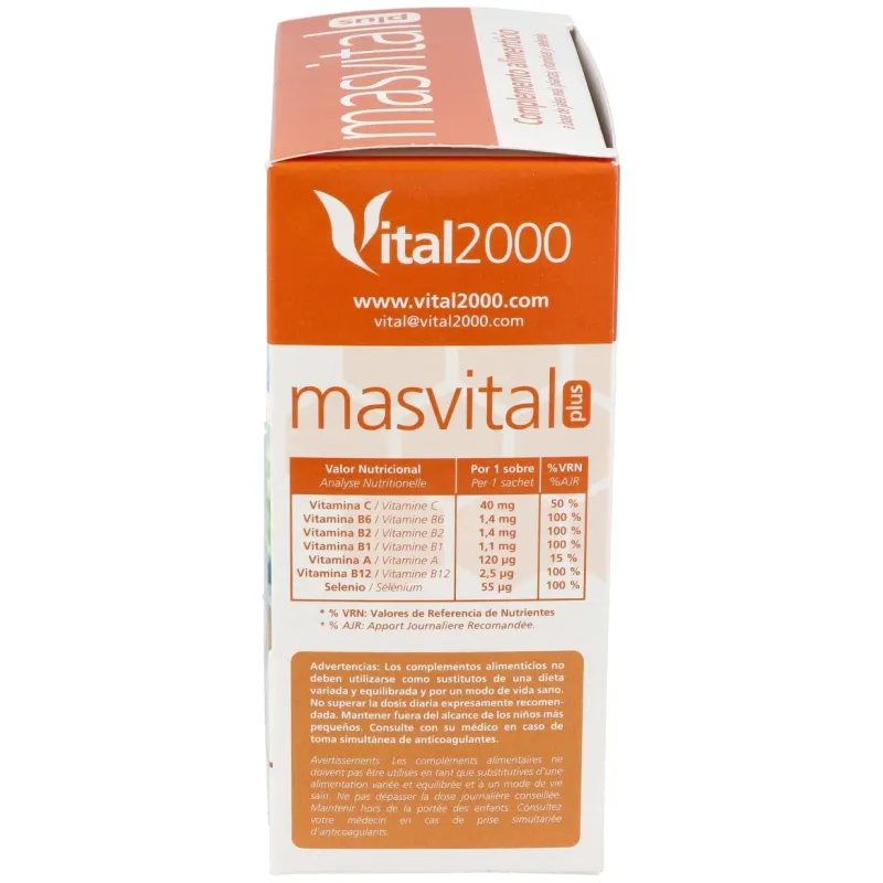 Vital 2000 masvital plus 20 sobres | Farmacia Barata