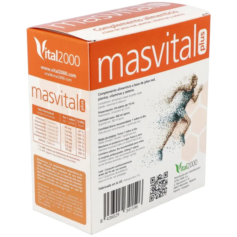 Vital 2000 masvital plus 20 sobres | Farmacia Barata