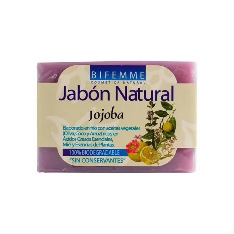 Bifemme jabón natural de jojoba 100 g | Farmacia Barata Bifemme jabón natural de jojoba 100 g | Farmacia Barata
