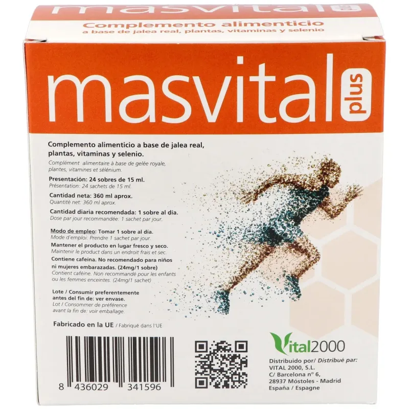 Vital 2000 masvital plus 20 sobres | Farmacia Barata