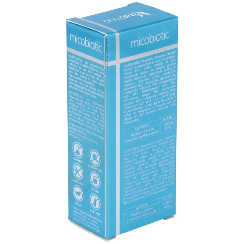 Vital 2000 micobiotic sobres 10 sticks | Farmacia Barata