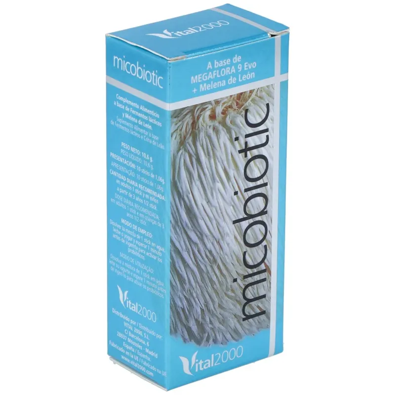 Vital 2000 micobiotic sobres 10 sticks | Farmacia Barata