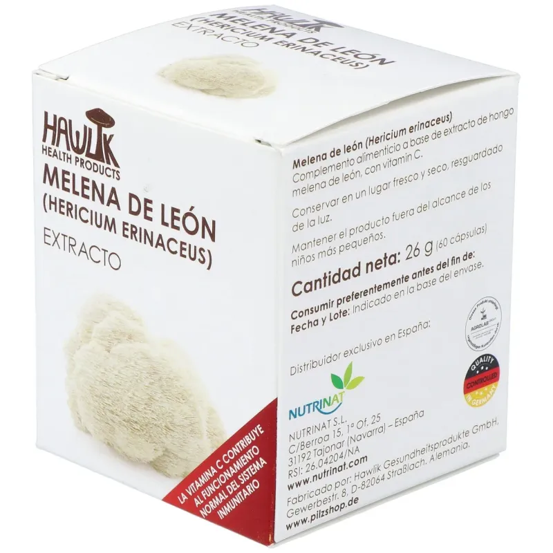 Hawlik melena leon extracto puro 60caps | Farmacia Barata
