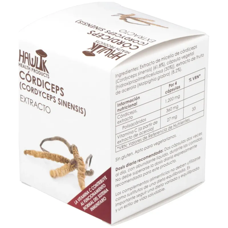 Cordiceps extracto puro 60vcaps. | Farmacia Barata