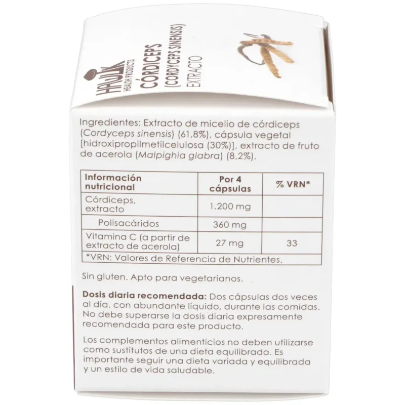 Cordiceps extracto puro 60vcaps. | Farmacia Barata